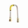 Thrifco Plumbing Stainless Steel Gas Flex -5/8 Inch O.D. x 1/2 Inch I.D. x 48 Inch Long with 3/4 Inch MIP 4400696
